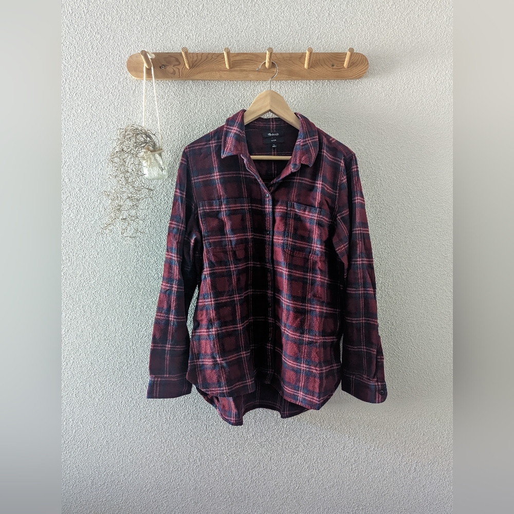 Madewell button up flannel size XL